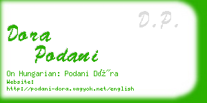 dora podani business card